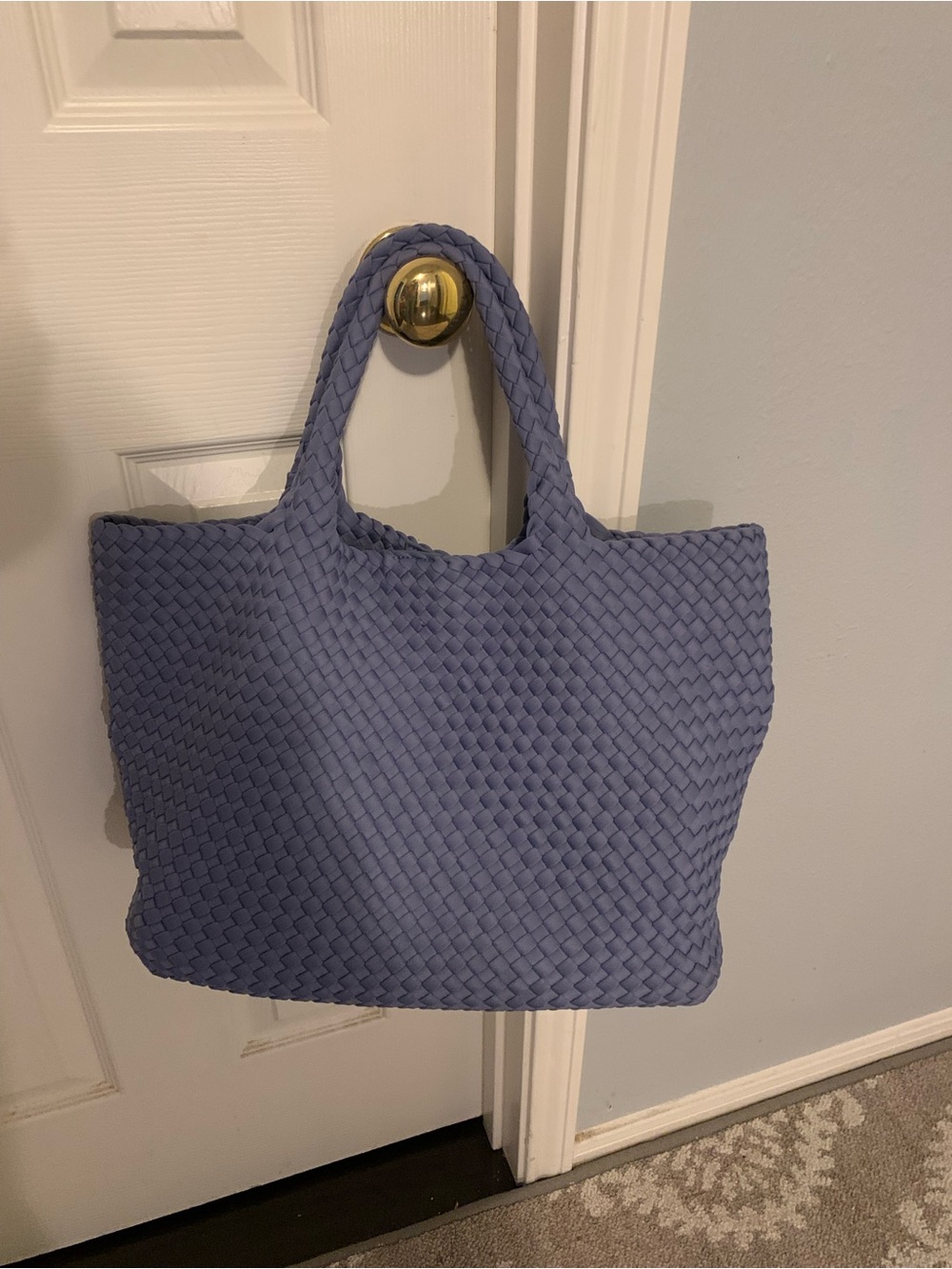 Woven Neoprene Tote Bag with Zipper Case